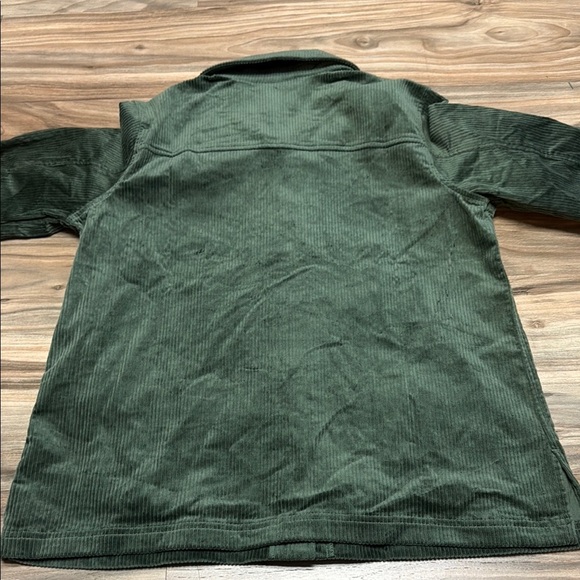 Appleseeds Jacket Womans M Petites Green Corduroy Casual Shacket Button Up NWT - Picture 10 of 10